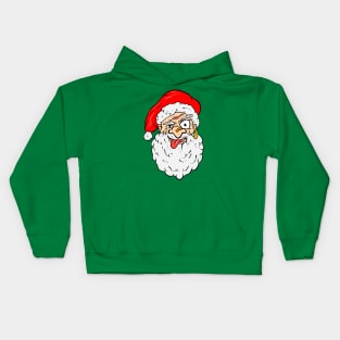 Naughty Christmas Santa Claus Kids Hoodie